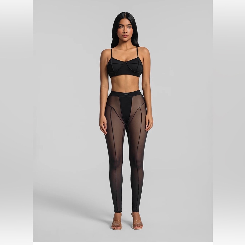 BETTERME SEMI SHEER HIGH RISE LEGGINGS BETTER ME